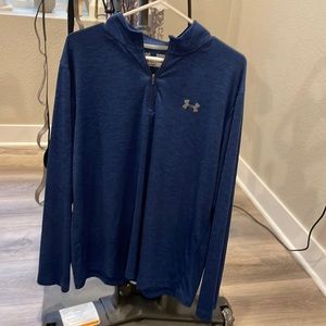 XL Blue Under Armour Quarter Zip